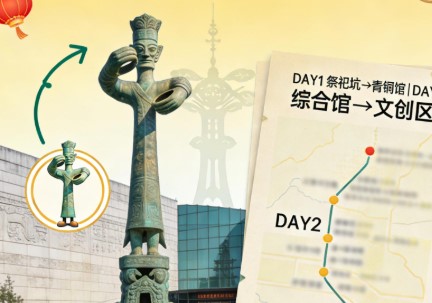 2026春节三星堆两日游最佳路线推荐（三星堆+绵竹年画村+孝泉古镇）！