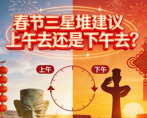 春节三星堆建议上午去还是下午去？